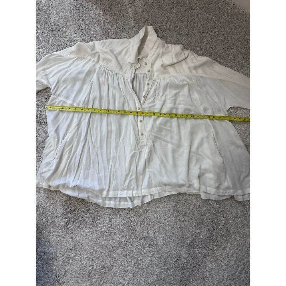 Free People Lovey Day Oversized Shirt